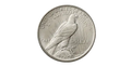 Authentic Peace Silver Dollar Coin (1922-26, 1934-35) - United States Mint -  Circulated Condition